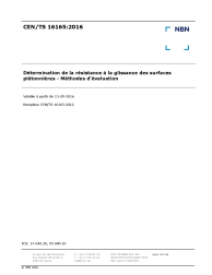 CEN/TS 16165:2016
