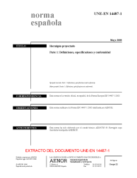 UNE-EN 14487-1:2008 (R2010)