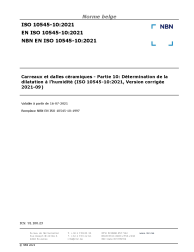 NBN EN ISO 10545-10:2021