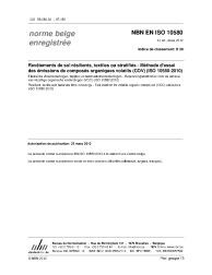 NBN EN ISO 10580:2012