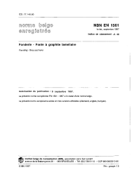 NBN EN 1561:1997