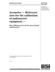 BS EN ISO 389-4:1999