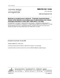 NBN EN ISO 10456:2008
