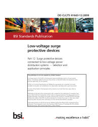 DD CLC/TS 61643-12:2009