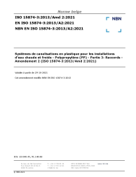 NBN EN ISO 15874-3:2013/A2:2021