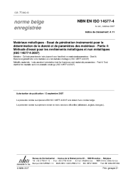 NBN EN ISO 14577-4:2007