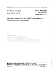NBN ISO 7731:1992