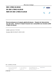 NBN EN ISO 17892-8:2018