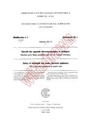 IEC 60335-2-3:1977/AMD1:1984