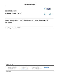 NBN EN 3628:2023