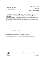 NBN EN 15590:2011