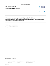 NBN EN 13361:2018