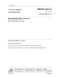 NBN EN 13353+A1:2011