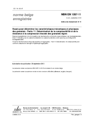 NBN EN 1097-11:2013