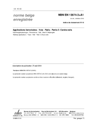 NBN EN 13674-3+A1:2010