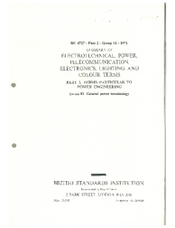 BS 4727-2 Group 01:1971