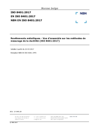 NBN EN ISO 8401:2017