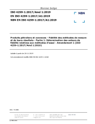 NBN EN ISO 4259-1:2017/A1:2019
