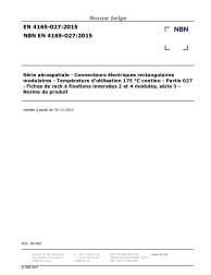 NBN EN 4165-027:2015