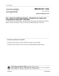NBN EN ISO 17228:2006