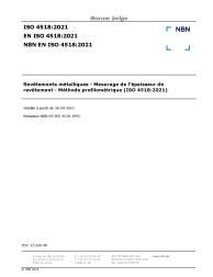 NBN EN ISO 4518:2021