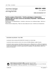 NBN EN 14909:2006