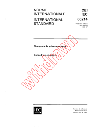 IEC 60214:1989