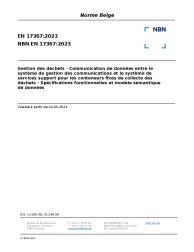 NBN EN 17367:2023