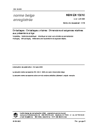 NBN EN 13010:2003