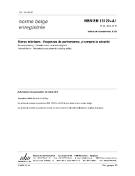 NBN EN 13120+A1:2014
