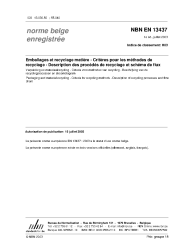 NBN EN 13437:2003