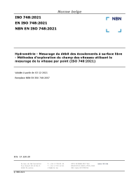 NBN EN ISO 748:2021