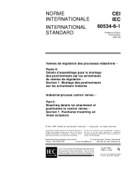 IEC 60534-6-1:1997