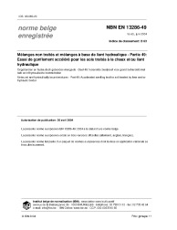 NBN EN 13286-49:2004