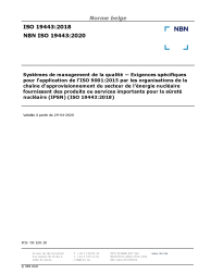 NBN ISO 19443:2020