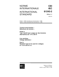 IEC 61243-2:1995+AMD1:1999 Consolidated