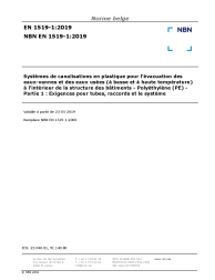 NBN EN 1519-1:2019