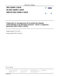 NBN EN ISO 23500-1:2019