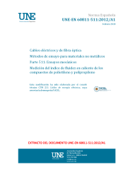 UNE-EN 60811-511:2012/A1:2018