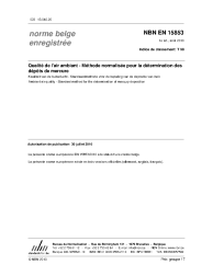 NBN EN 15853:2010