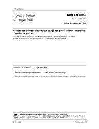NBN EN 13356:2001