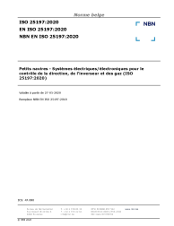 NBN EN ISO 25197:2020