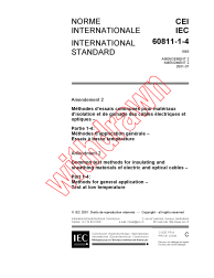IEC 60811-1-4:1985/AMD2:2001