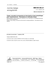 NBN EN 598+A1:2009