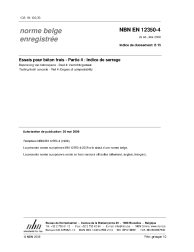 NBN EN 12350-4:2009