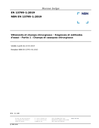 NBN EN 13795-1:2019