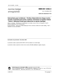 NBN EN 12365-3:2003