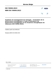 NBN ISO 50006:2023