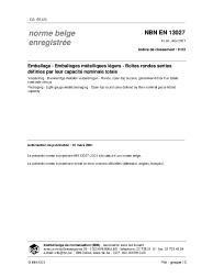 NBN EN 13027:2001