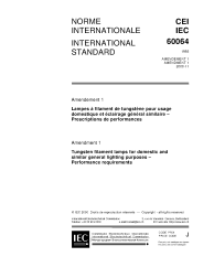 IEC 60064:1993/AMD1:2000
